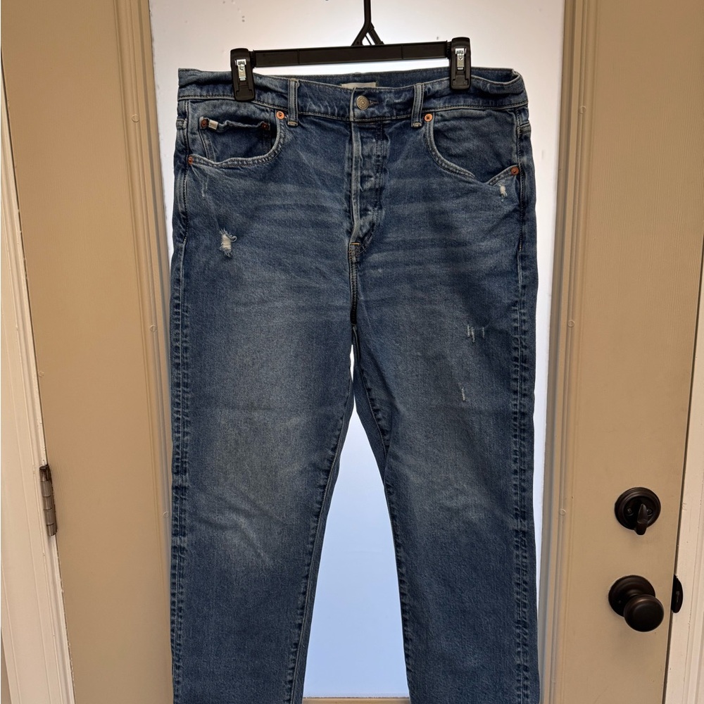 American Eagle AE77 straight crop jeans size 14